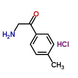 2-氨基-4’-甲氧基苯乙酮盐酸盐结构式