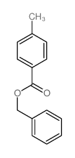 4-甲基苯甲酸苄酯结构式