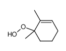 1,2-dimethyl-2-cyclohexen-1-yl hydroperoxide结构式