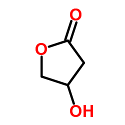 (+/-)-β-羟基-γ-丁内酯结构式