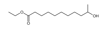 10-hydroxy-undecanoic acid ethyl ester结构式