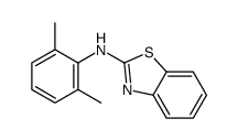 BENZOTHIAZOL-2-YL-(2,6-DIMETHYL-PHENYL)-AMINE结构式