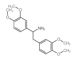 Benzeneethanamine,a-(3,4-dimethoxyphenyl)-3,4-dimethoxy-结构式