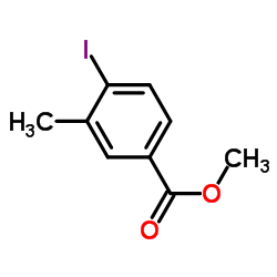 4-碘-3-甲基苯甲酸甲酯结构式