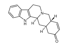 18,19-Didehydroyohimban-17-one结构式