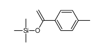 trimethyl-[1-(4-methylphenyl)ethenoxy]silane结构式