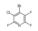 4-溴-3-氯-2,5,6-三氟吡啶结构式