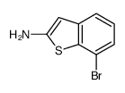 2-Amino-7-bromo-benzo[b]thiophene结构式