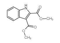 吲哚-2,3-二羧酸二甲酯结构式