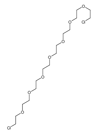 1-[2-[2-(2-chloroethoxy)ethoxy]ethoxy]-2-[2-[2-[2-(2-chloroethoxy)ethoxy]ethoxy]ethoxy]ethane结构式