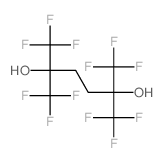2,5-Hexanediol,1,1,1,6,6,6-hexafluoro-2,5-bis(trifluoromethyl)-结构式