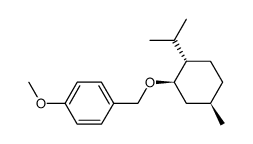 1-((((1R,2S,5R)-2-isopropyl-5-methylcyclohexyl)oxy)methyl)-4-methoxybenzene结构式