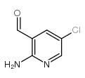 2-氨基-5-氯烟醛结构式
