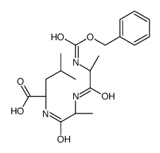 (2S)-4-methyl-2-[[(2S)-2-[[(2S)-2-(phenylmethoxycarbonylamino)propanoyl]amino]propanoyl]amino]pentanoic acid结构式
