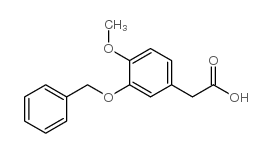 (3-苄氧基-4-甲氧基-苯基)乙酸结构式