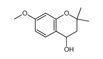 7-methoxy-2,2-dimethylchroman-4-ol结构式