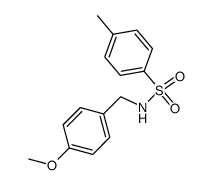 N-(4-methoxybenzyl)-4-methylbenzenesulfonamide结构式