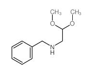 Benzenemethanamine,N-(2,2-dimethoxyethyl)-结构式