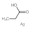 Propanoic acid,silver(1+) salt (9CI)结构式