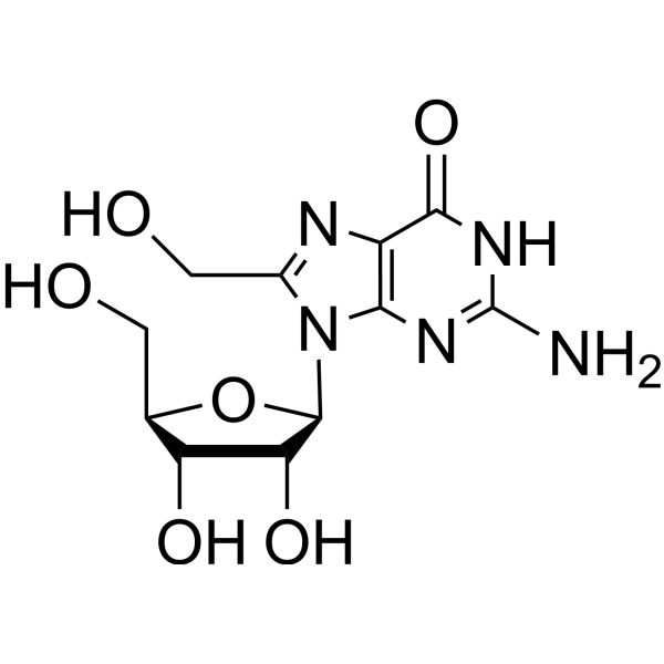 8-Hydroxymethyl guanosine结构式