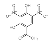 1-(2,4-dihydroxy-3,5-dinitro-phenyl)ethanone结构式