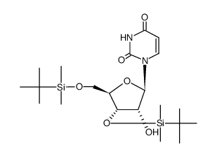 3',5'-di(t-butyldimethylsilyl)-β-uridine结构式