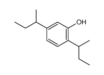 2,5-双(1-甲基丙基)苯酚结构式