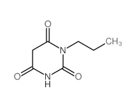 2,4,6(1H,3H,5H)-Pyrimidinetrione,1-propyl-结构式