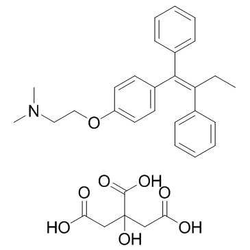 枸橼酸他莫昔芬结构式