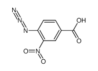4-azido-3-nitro-benzoic acid结构式