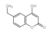 6-乙基-4-羟基 香豆素结构式