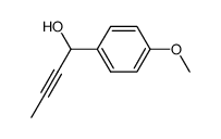 1-(4-methoxyphenyl)-2-butyn-1-ol结构式