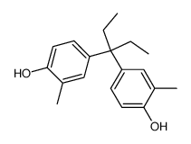 4,4'-(pentane-3,3-diyl)bis(2-methylphenol)结构式