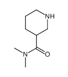 N,N-二甲基-3-哌啶羧酰胺结构式