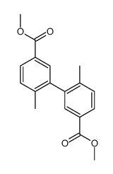 methyl 3-(5-methoxycarbonyl-2-methylphenyl)-4-methylbenzoate结构式