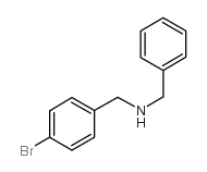 N-[(4-bromophenyl)methyl]-1-phenylmethanamine结构式