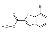7-溴苯并[b]噻吩-2-羧酸甲酯结构式