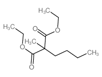 1-甲基丁基丙二酸二乙酯结构式