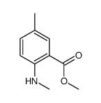5-甲基-2-(甲基氨基)-苯甲酸甲酯结构式