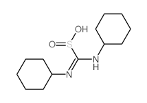 (cyclohexylamino)-cyclohexylimino-methanesulfinic acid结构式