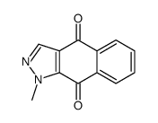 1-methylbenzo[f]indazole-4,9-dione结构式