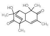 1,4-Ethanonaphthalene-6,10(4H)-dione,1,4a,5,8a-tetrahydro-5,9-dihydroxy-1,5,7,9-tetramethyl-结构式