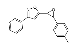 5-[3-(4-methylphenyl)oxiran-2-yl]-3-phenyl-1,2-oxazole结构式