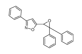 5-(3,3-diphenyloxiran-2-yl)-3-phenyl-1,2-oxazole结构式