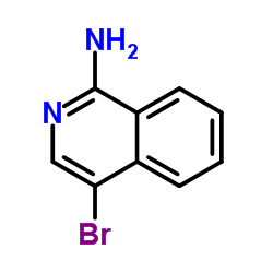 1-氨基-4-溴异喹啉结构式