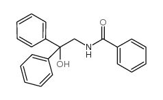 N-(2-羟基-2,2-二苯基乙基)苯羧酰胺结构式