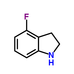 4-氟-2,3-二氢-1H-吲哚盐酸盐结构式