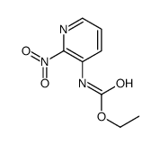 2-硝基吡啶-3-基氨基甲酸乙酯结构式