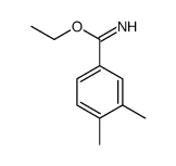 ethyl 3,4-dimethylbenzenecarboximidate结构式