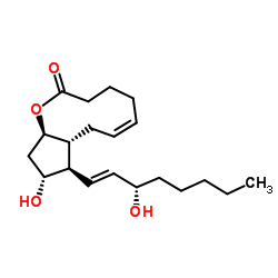 前列腺素F2α1,9-内酯结构式